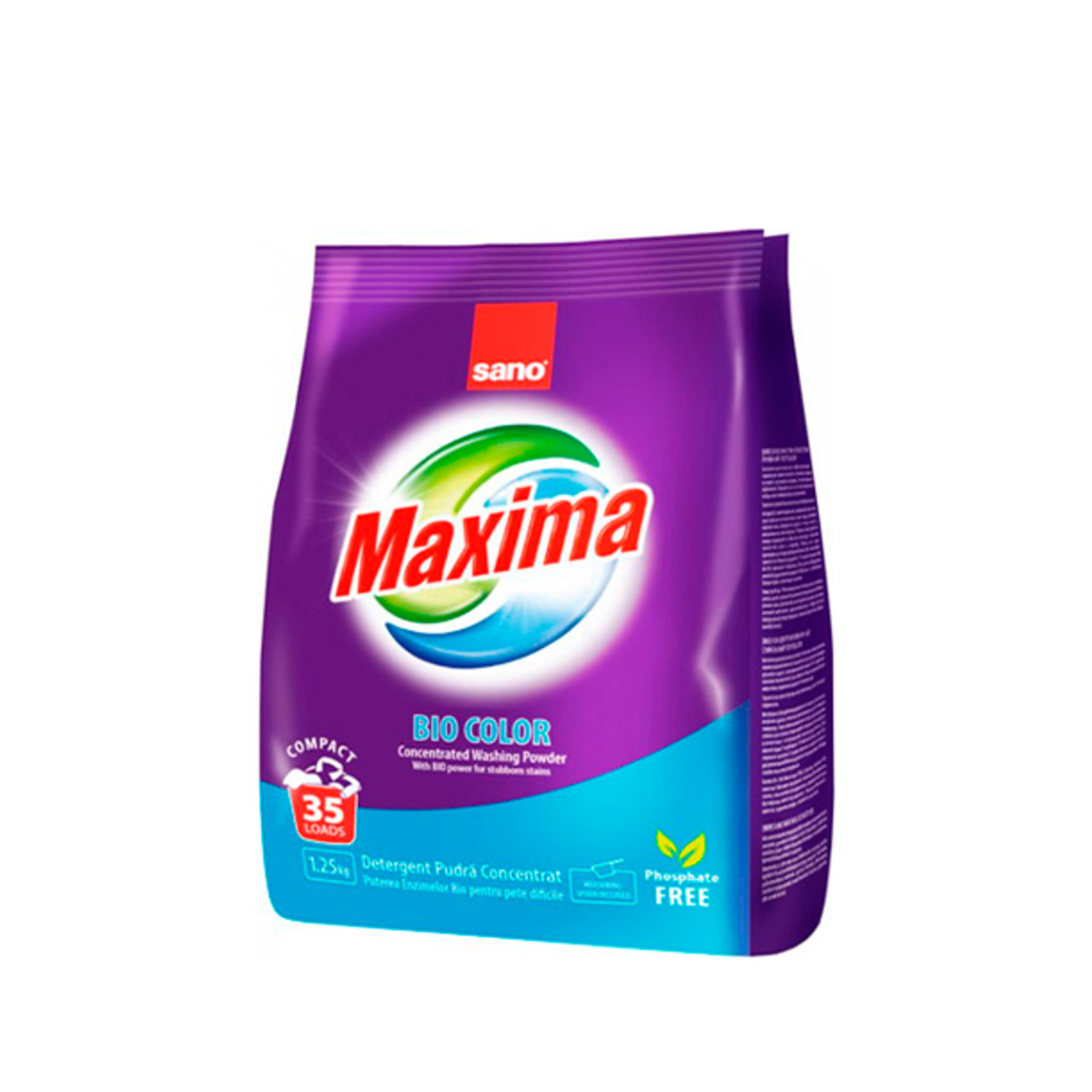 Sano Maxima BIO Color laundry detergent powder, 1.25 kg