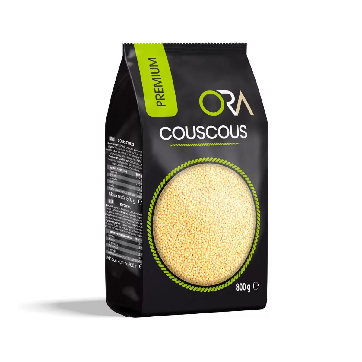 Couscous, Calitate superioară, Premium - ORA 900g