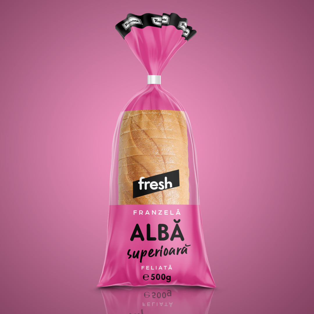 Franzela Fresh Panmix alba superioara feliata 500g