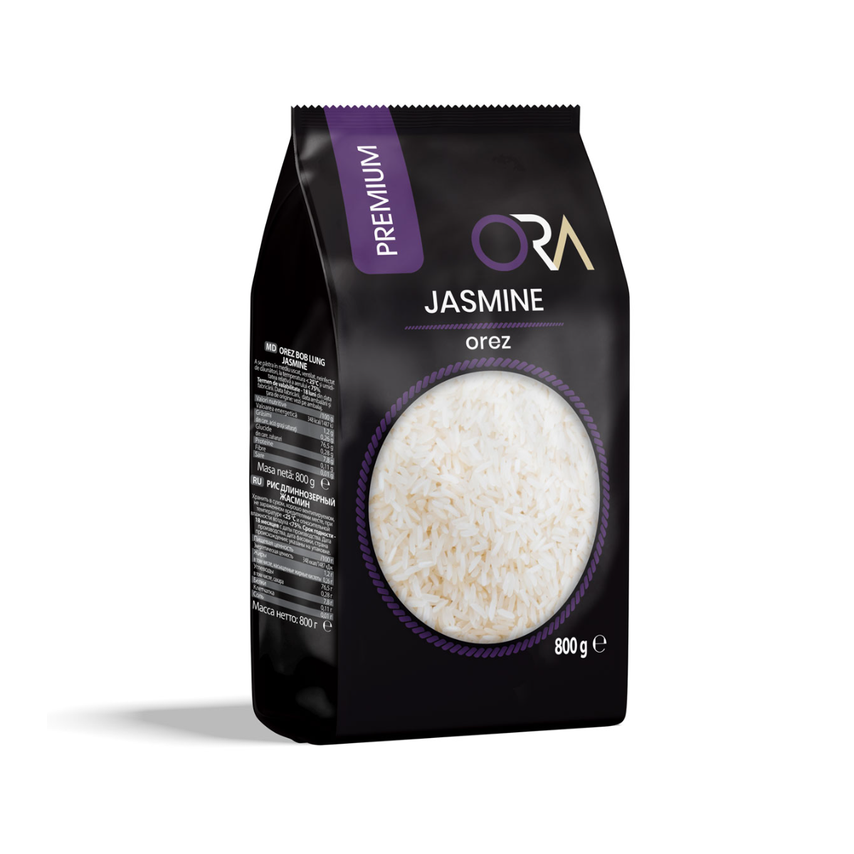 Orez JASMINE, Calitate superioară, Premium - ORA 900g