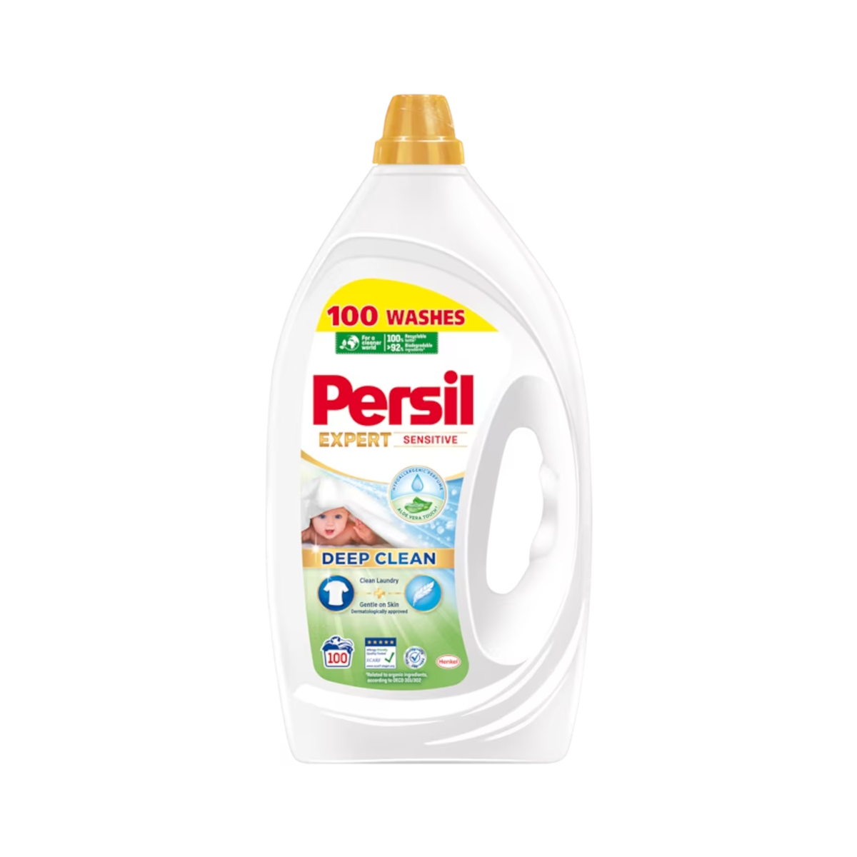 Persil Deep Clean Expert Sensitive liquid laundry detergent, 100 washes